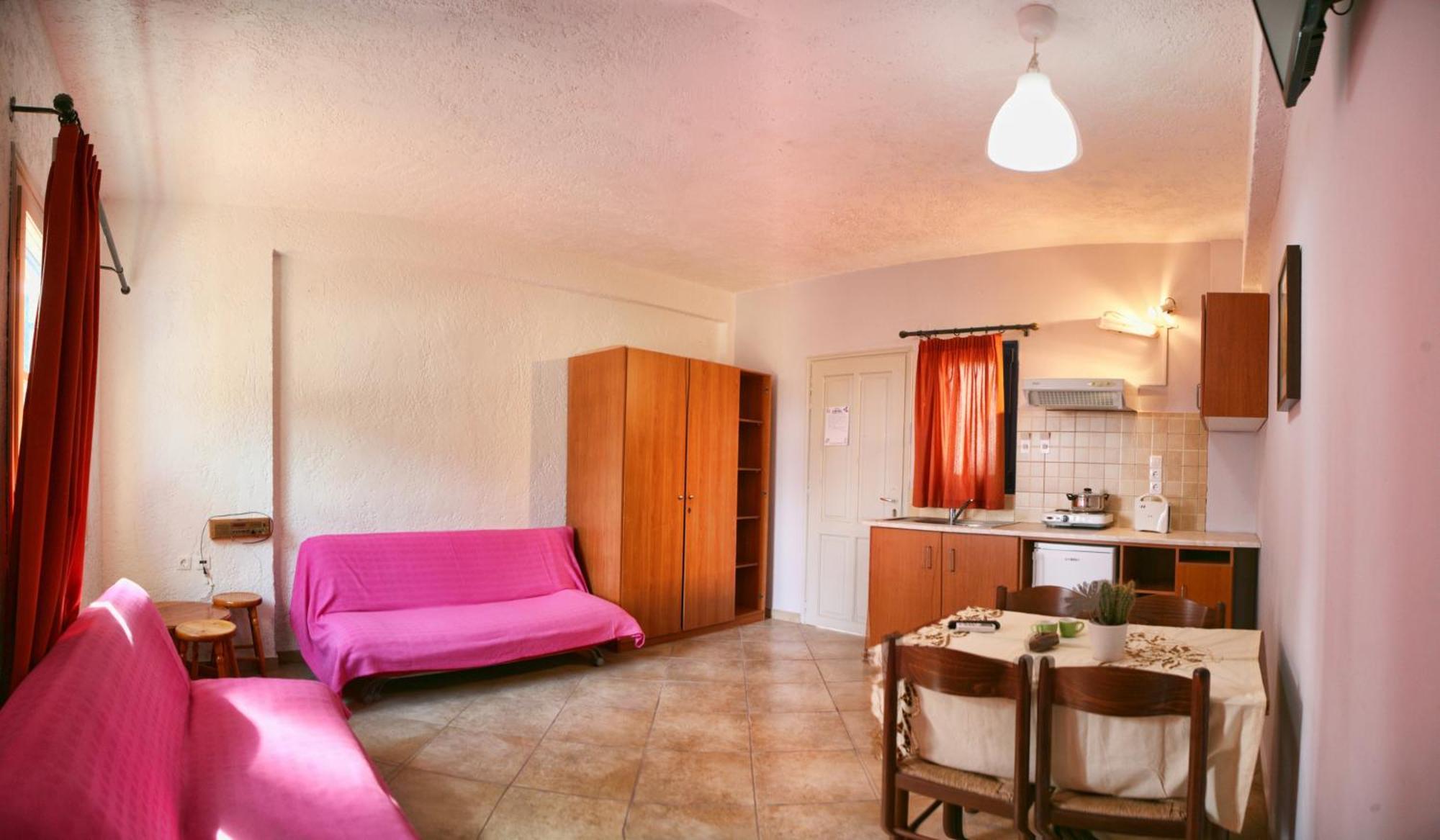 9 Musses Hotel Apartments Σκάλα Μιστεγνών Δωμάτιο φωτογραφία